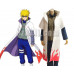 New! Naruto Shippuuden Uzumaki Naruto Sage 4th Hokage Cloak Cosplay Costume